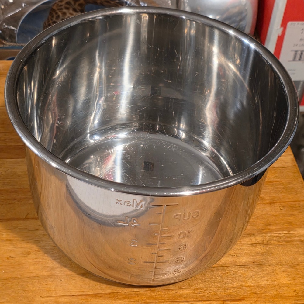 Instant Pot 6 Quart Stainless Steel Inner Cooking Pot Replacement Liner